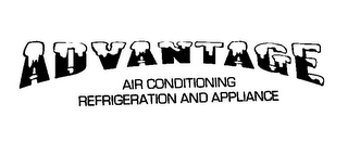 ADVANTAGE AIR CONDITIONING REFRIGERATION AND APPLIANCE logo