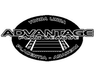 ADVANTAGE FLAG LEAGUE YORBA LINDA PLACENTIA - ANAHEIM 50 40 50 40 logo