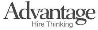 ADVANTAGE HIRE THINKING logo