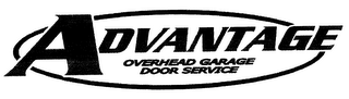ADVANTAGE OVERHEAD GARAGE DOOR SERVICE logo