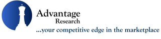 ADVANTAGE RESEARCH ..YOUR COMPETITIVE EDGE IN THE MARKETPLACE logo