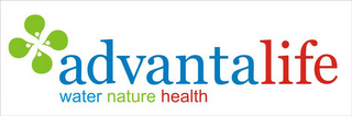 ADVANTALIFE WATER NATURE HEALTH logo