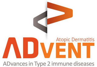 ADVENT ATOPIC DERMATITIS ADVANCES IN TYPE 2 IMMUNE DISEASES logo