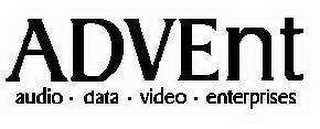 ADVENT, AUDIO DATA VIDEO ENTERPRISES logo