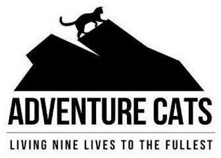 ADVENTURE CATS LIVING NINE LIVES TO THE FULLEST logo