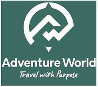 ADVENTURE WORLD TRAVEL WITH PURPOSE logo