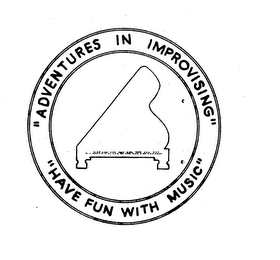 "ADVENTURES IN IMPROVISING" "HAVE FUN WITH MUSIC" logo