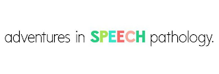 ADVENTURES IN SPEECH PATHOLOGY. logo