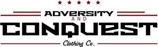 ADVERSITY AND CONQUEST CLOTHING CO. logo