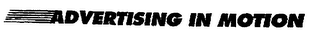 ADVERTISING IN MOTION logo