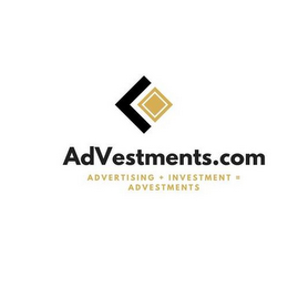 ADVESTMENTS.COM ADVERTISING + INVESTMENT=ADVESTMENTS logo