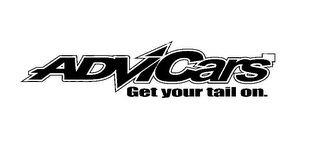 ADVICARS GET YOUR TAIL ON. logo