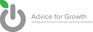 ADVICE FOR GROWTH STRATEGY AND FINANCE FOR STARTUPS & GROWING COMPANIES. logo