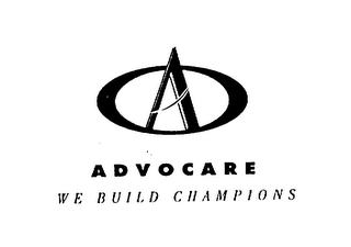 ADVOCARE WE BUILD CHAMPIONS logo