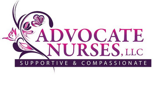 ADVOCATE NURSES, LLC SUPPORTIVE & COMPASSIONATE logo
