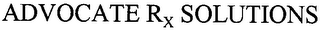 ADVOCATE RX SOLUTIONS logo