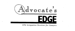ADVOCATE'S EDGE CPA LITIGATION SERVICES FOR LAWYERS logo