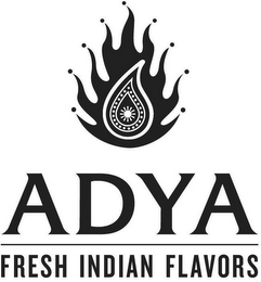 ADYA FRESH INDIAN FLAVORS logo