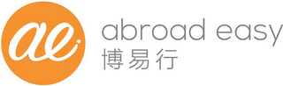 AE. ABROAD EASY logo