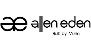 AE ALLEN EDEN BUILT BY MUSIC logo