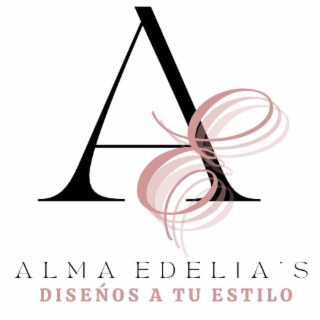 AE ALMA EDELIA'S DISEÑOS A TU ESTILO logo