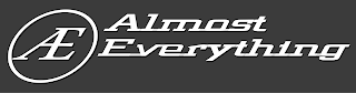 AE ALMOST EVERYTHING logo