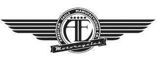 AE AMERICAN EAGLE MANUFACTURING CO. MOTORCYCLES logo