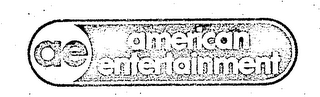 AE AMERICAN ENTERTAINMENT logo