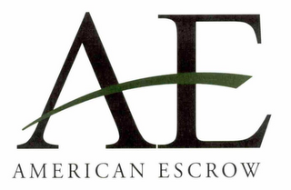 AE AMERICAN ESCROW logo