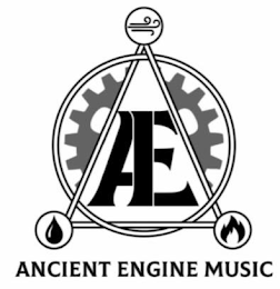 AE ANCIENT ENGINE MUSIC logo