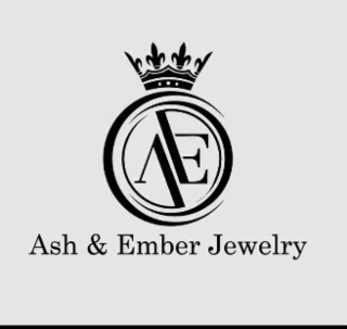 AE ASH & EMBER JEWELRY logo