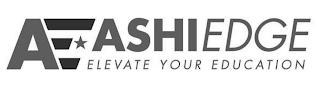AE ASHI EDGE ELEVATE YOUR EDUCATION logo