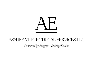 AE ASSURANT ELECTRICAL SERVICES LLC POWERED BY INTEGRITY - BUILT BY DESIGN logo
