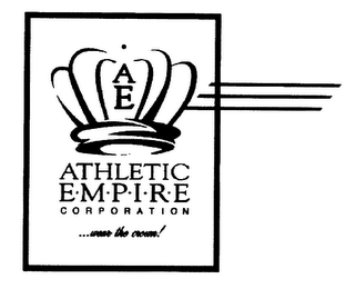 AE ATHLETIC EMPIRE CORPORATION ...WEAR THE CROWN! logo