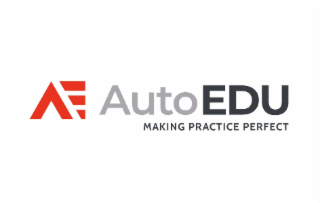 AE AUTOEDU MAKING PRACTICE PERFECT logo
