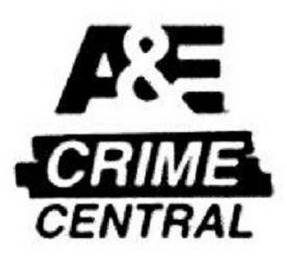 A&E CRIME CENTRAL logo