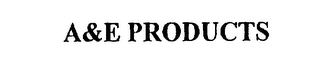 A&E PRODUCTS logo