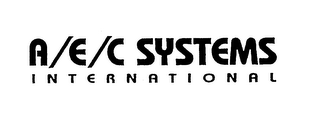 A/E/C SYSTEMS INTERNATIONAL logo