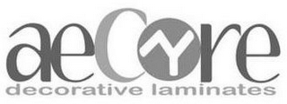 AECORE DECORATIVE LAMINATES logo