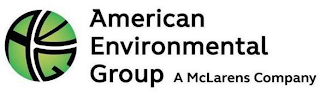 AEG AMERICAN ENVIRONMENTAL GROUP A MCLARENS COMPANY logo