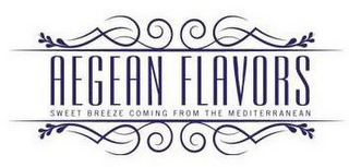 AEGEAN FLAVORS SWEET BREEZE COMING FROMTHE MEDITERRANEAN logo