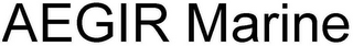 AEGIR MARINE logo