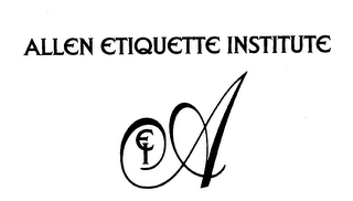 AEI ALLEN ETIQUETTE INSTITUTE logo