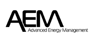 AEM ADVANCED ENERGY MANAGEMENT logo