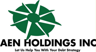 AEN HOLDINGS INC LET US HELP YOU WITH YOUR DEBT STRATEGY logo