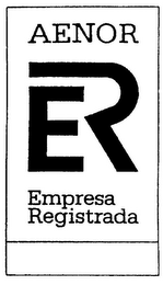 AENOR ER EMPRESA REGISTRADA logo