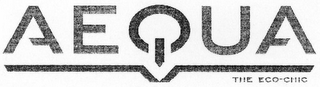 AEQUA THE ECO-CHIC logo