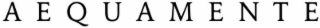 AEQUAMENTE logo