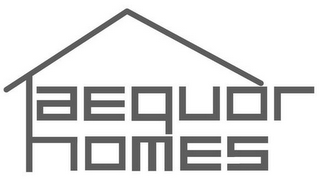 AEQUOR HOMES logo