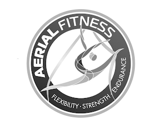 AERIAL FITNESS FLEXIBILITY STRENGTH ENDURANCE logo